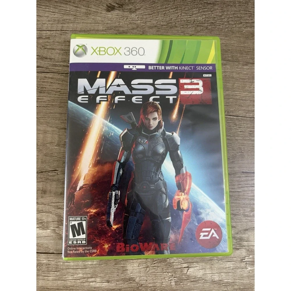Mass Effect 3 (Xbox 360) CIB COMPLETE Video Game TESTED